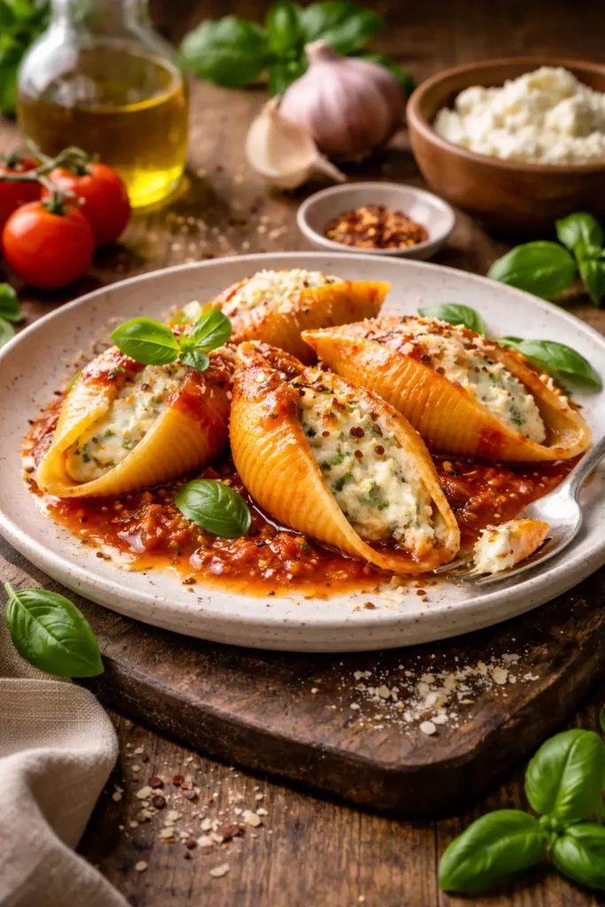 Ricotta Stuffed Shells Recipe