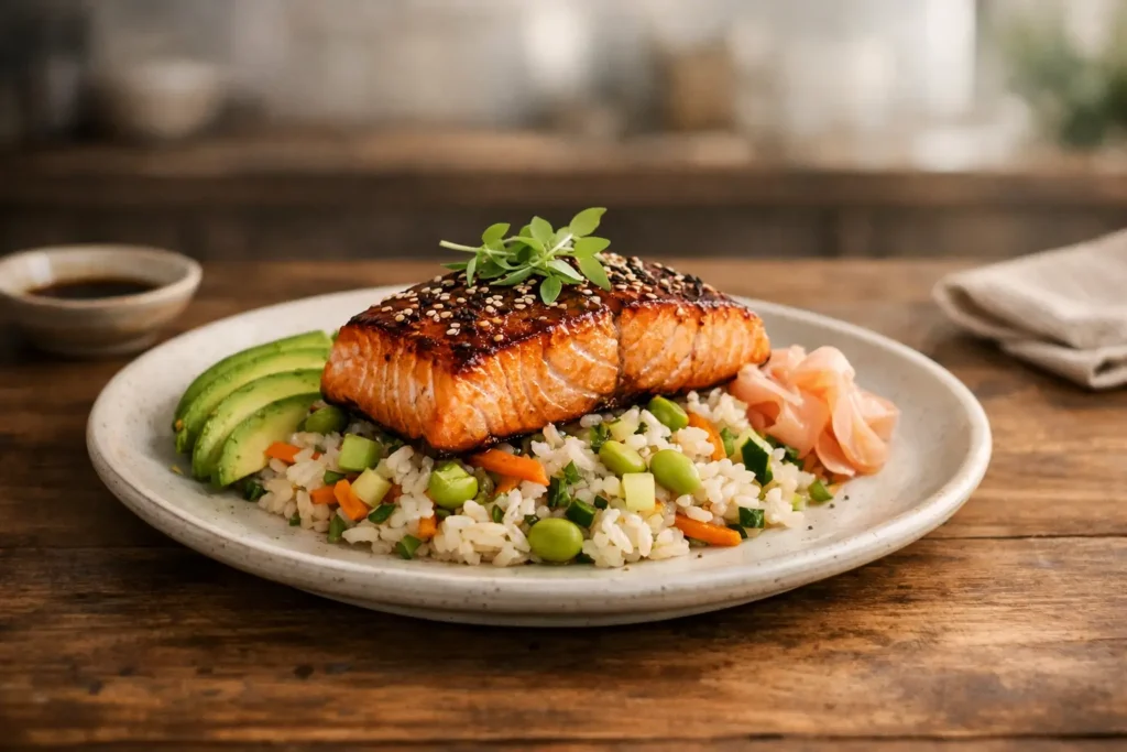 Salmon Rice Bowl Recipe