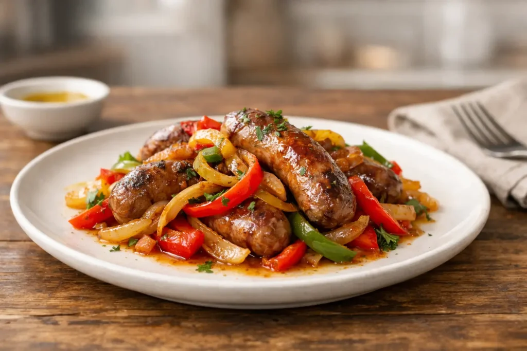 Sausage Peppers and Onions