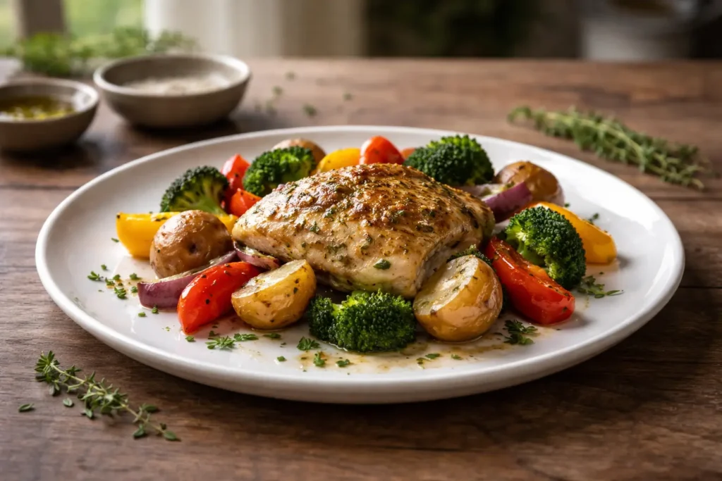 Sheet Pan Chicken and Veggies