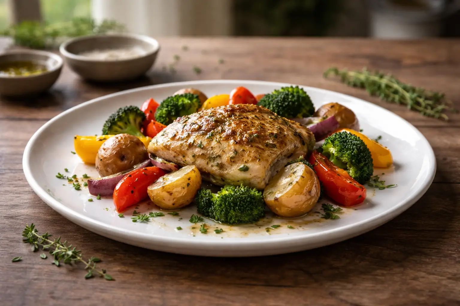Sheet Pan Chicken and Veggies