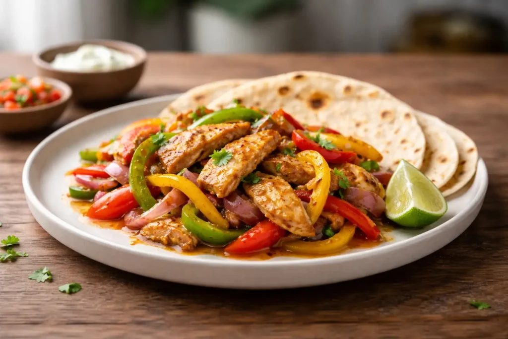 Sheet Pan Chicken Fajitas