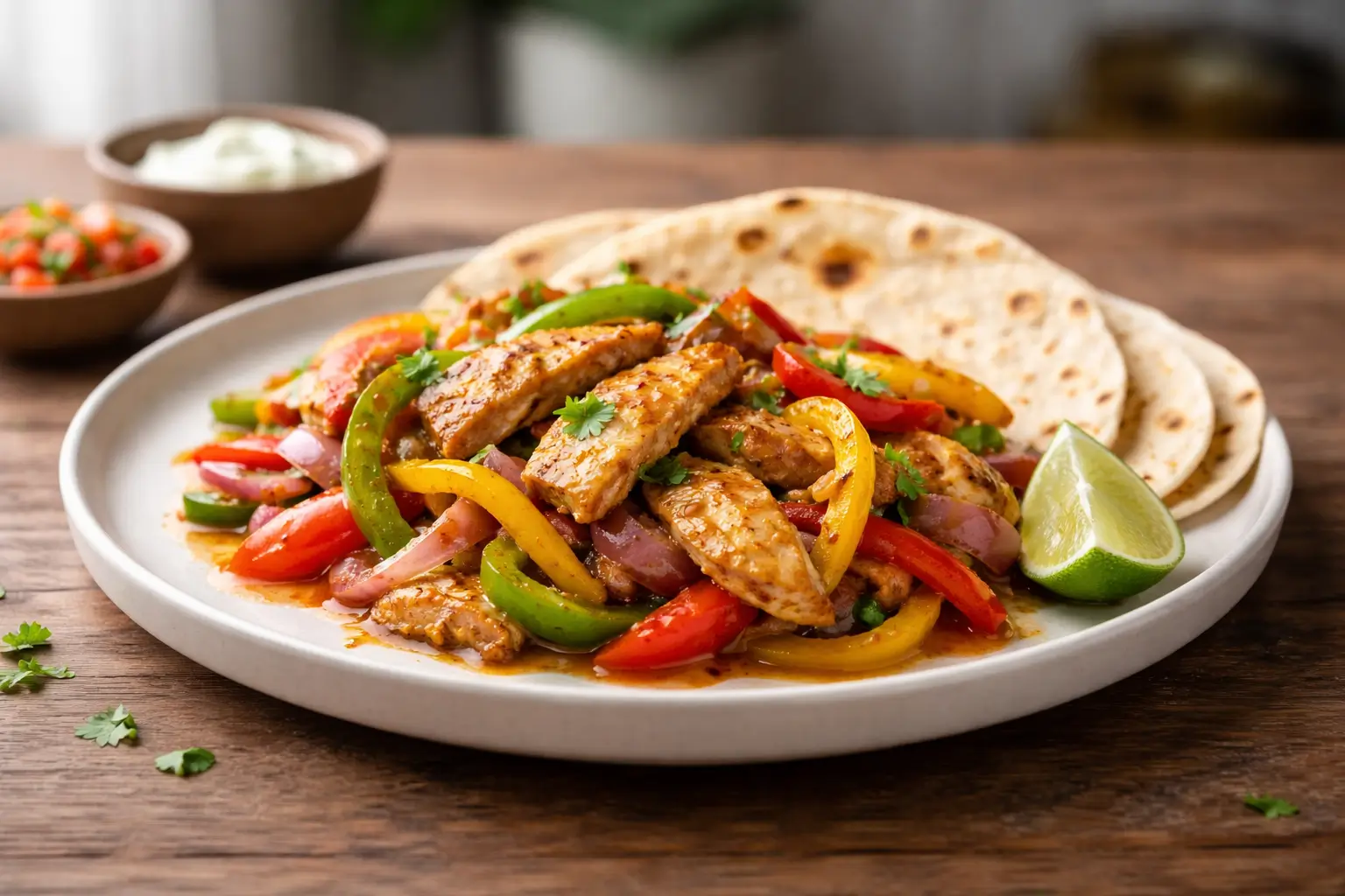 Sheet Pan Chicken Fajitas