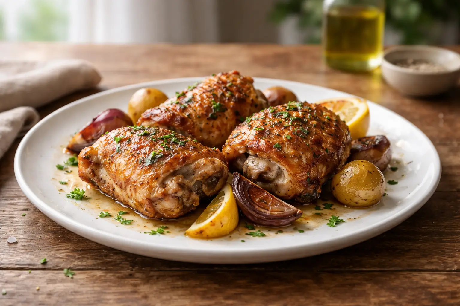 Sheet Pan Chicken Thighs