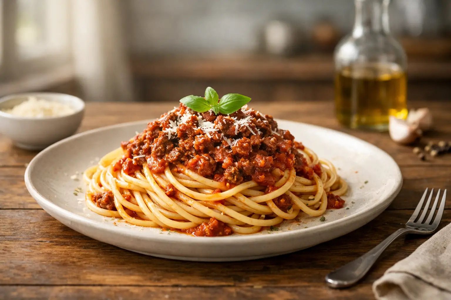 Spaghetti and Meat Sauce