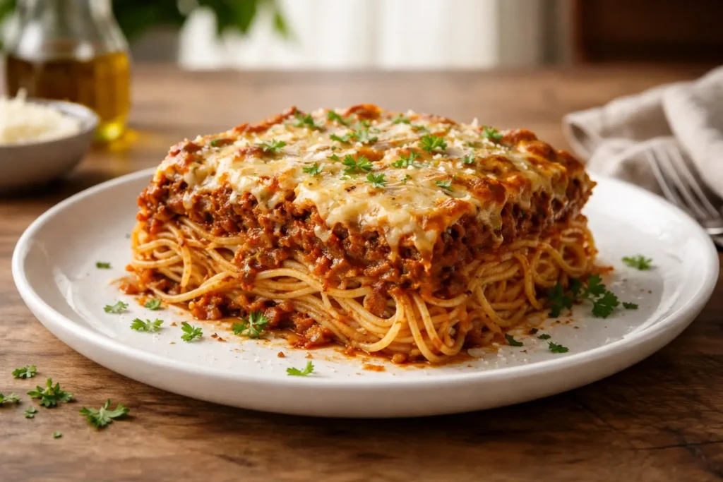Spaghetti Casserole