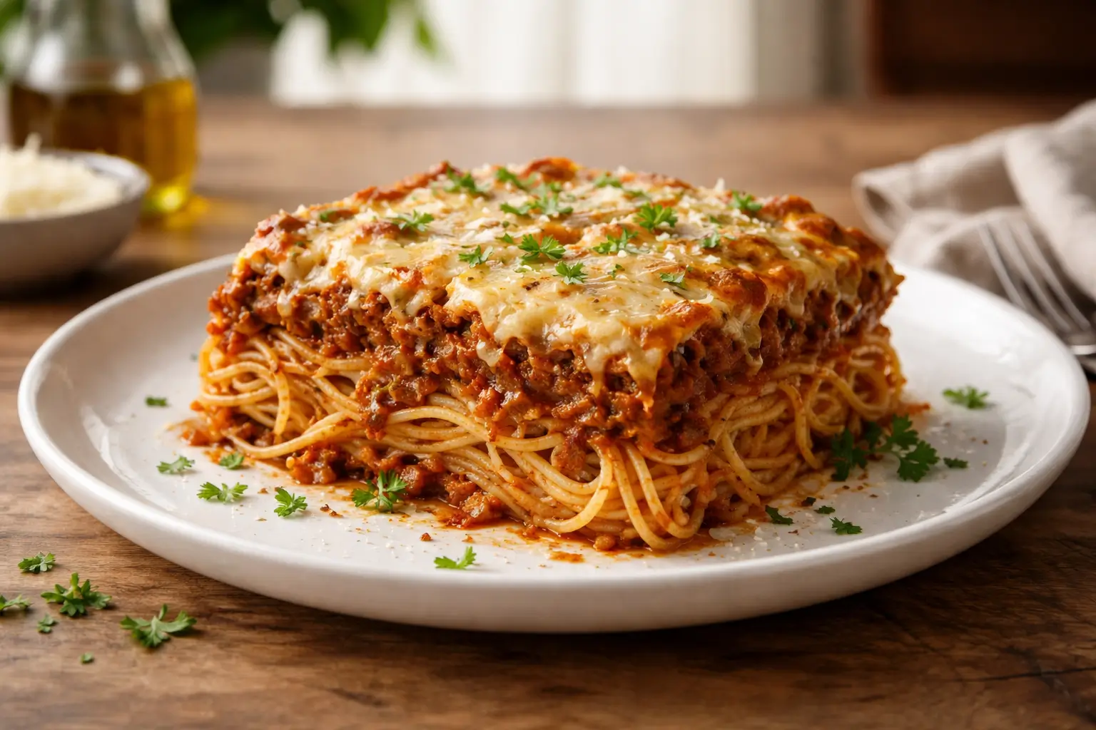 Spaghetti Casserole