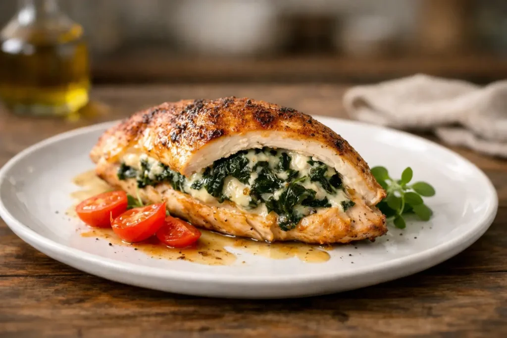 Spinach Stuffed Chicken