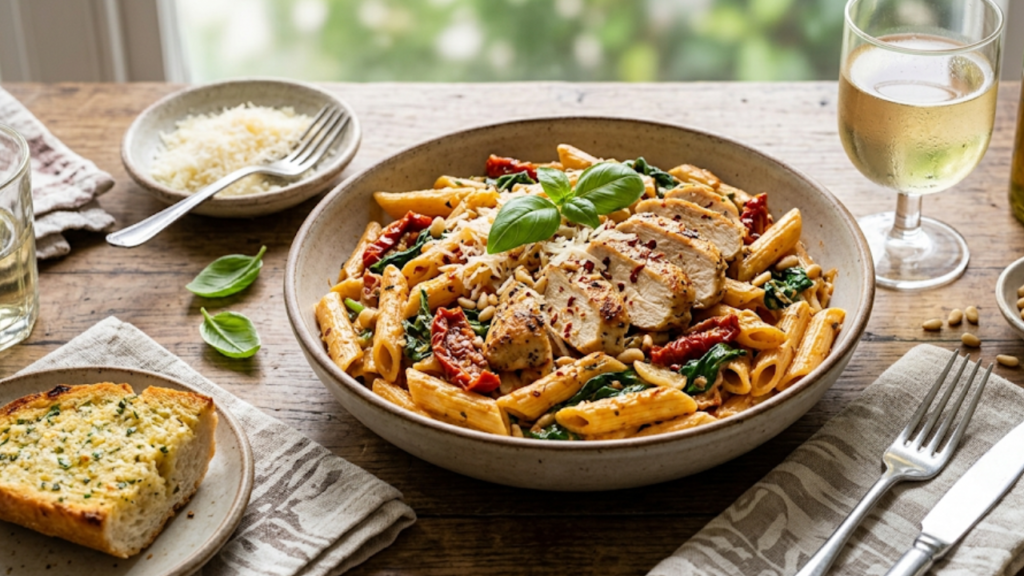 Sun-Dried Tomato Chicken Pasta