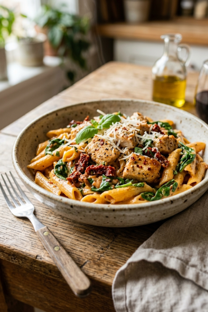 Sun-Dried Tomato Chicken Pasta