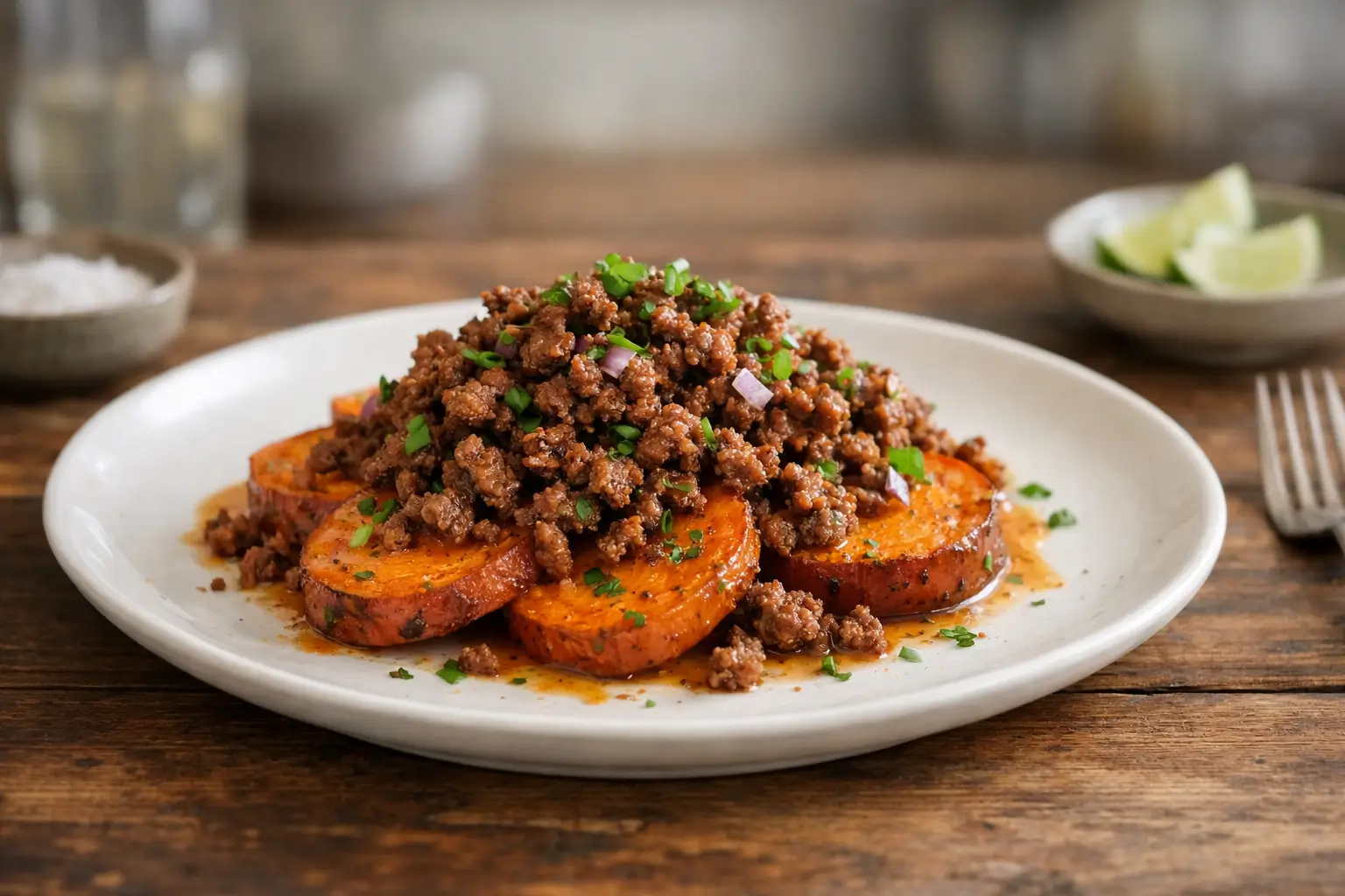 Sweet Potato and Ground Beef