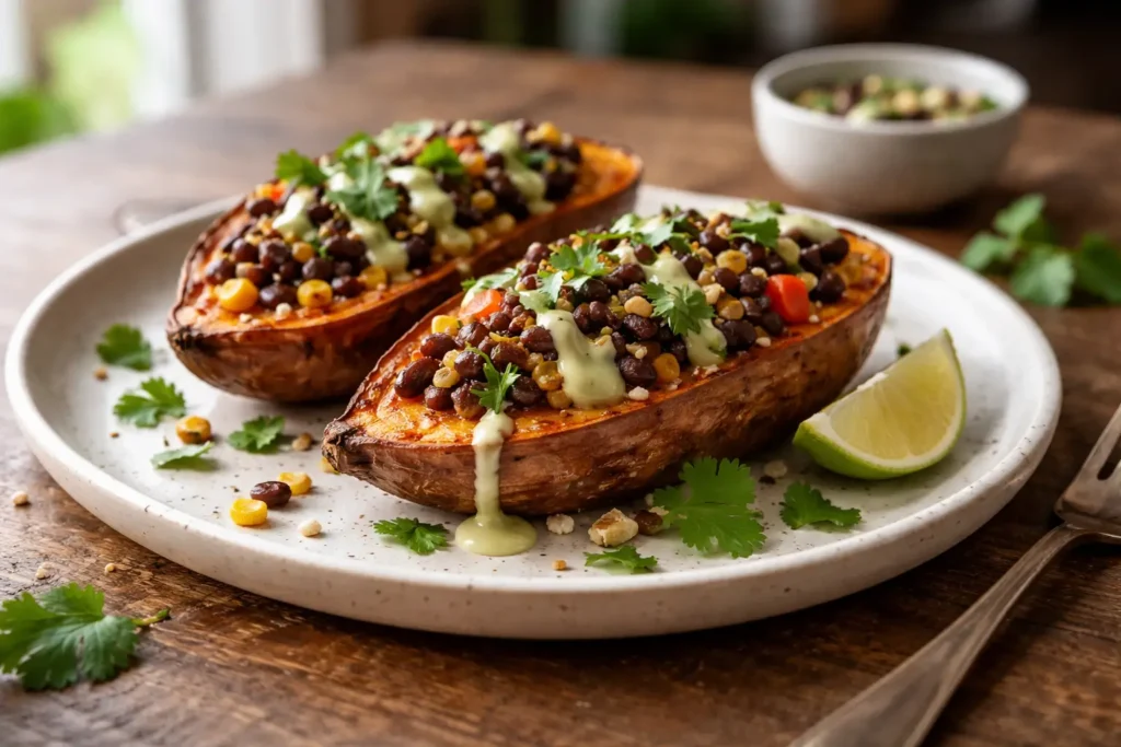 Sweet Potato Black Bean Skillet