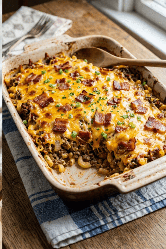 Bacon Cheeseburger Casserole