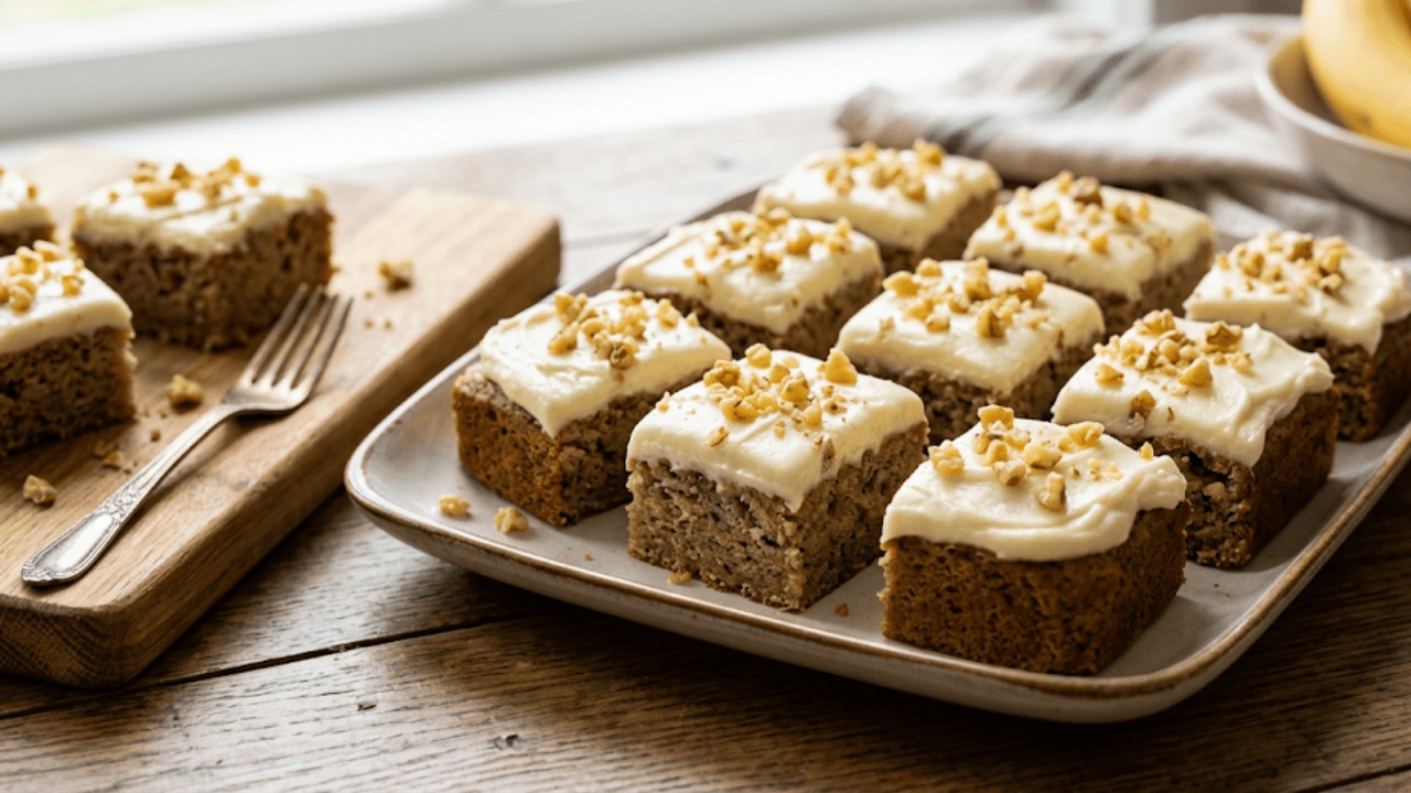Banana Bars Recipe