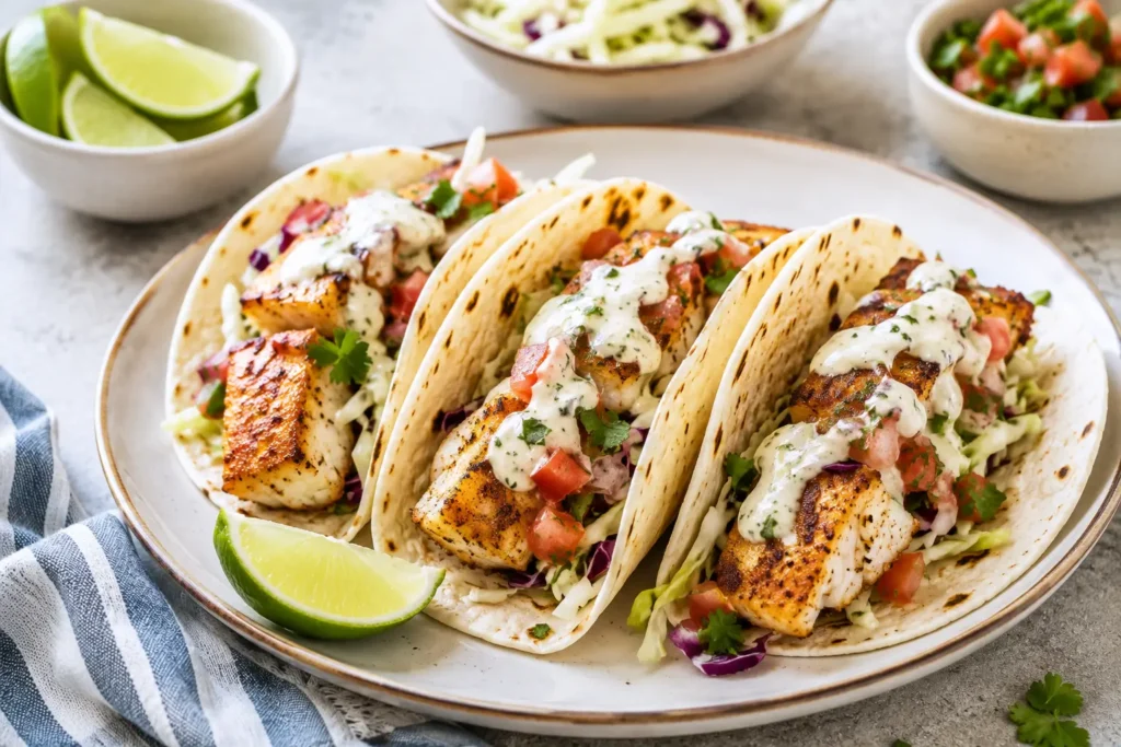 Air Fryer Fish Tacos