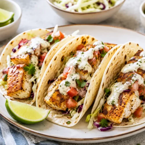 Air Fryer Fish Tacos