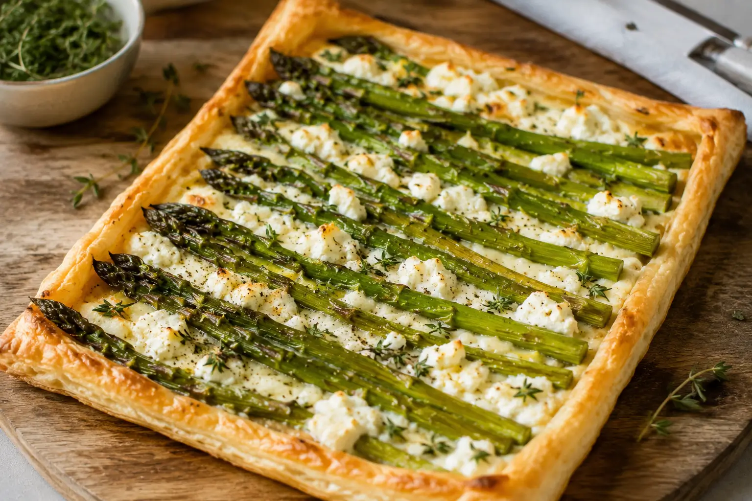 Asparagus And Goat Cheese Tart