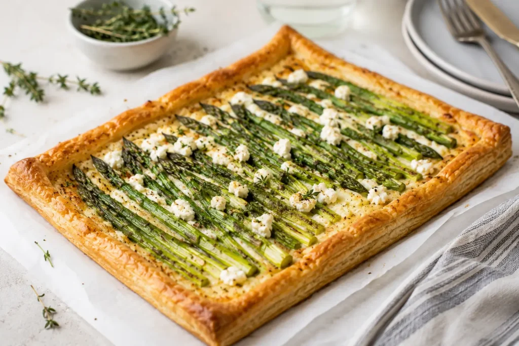 Asparagus And Goat Cheese Tart