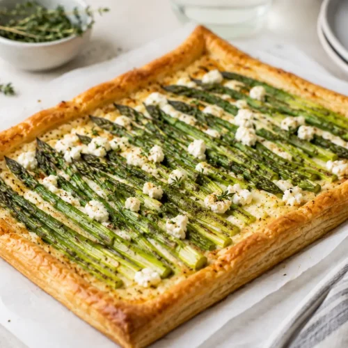 Asparagus And Goat Cheese Tart