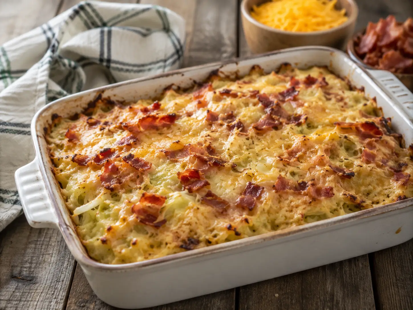 Cabbage Casserole With Bacon
