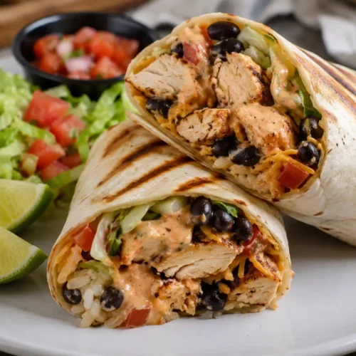 Chipotle Ranch Grilled Chicken Burrito