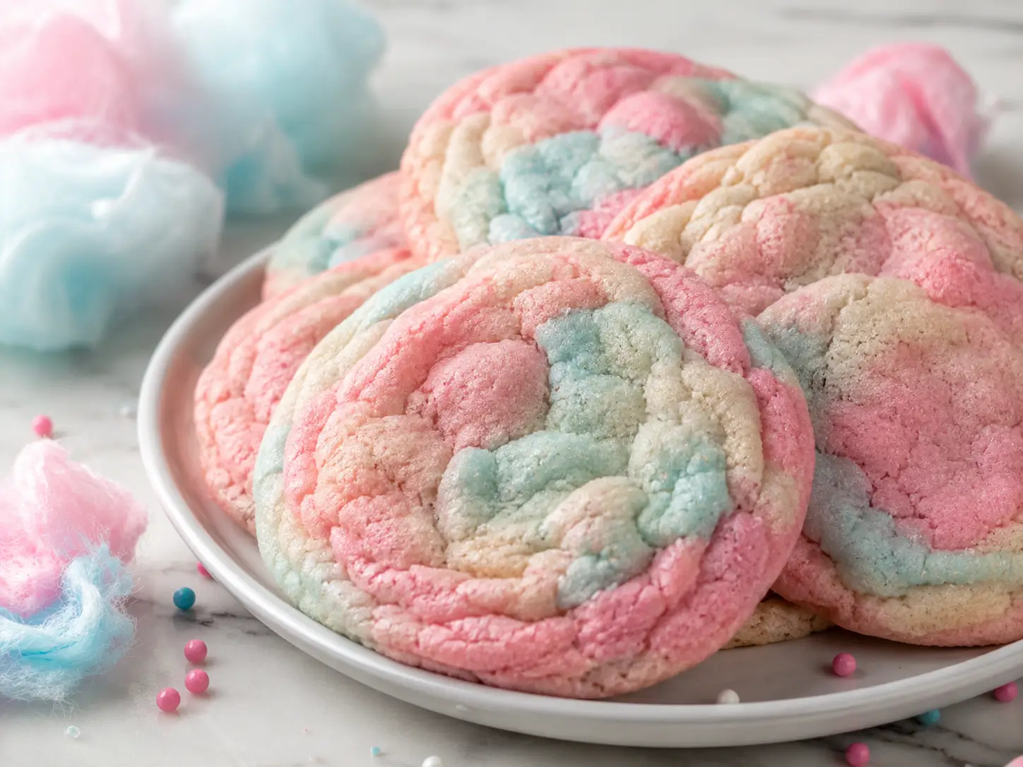 Cotton Candy Cookies