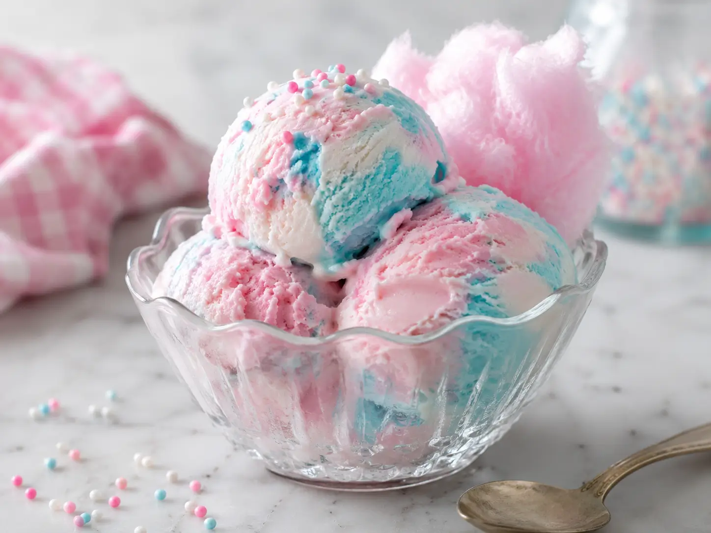 Cotton Candy Ice Cream