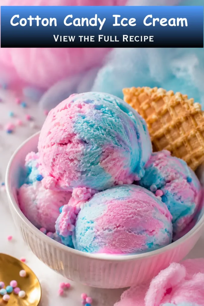 Cotton Candy Ice Cream