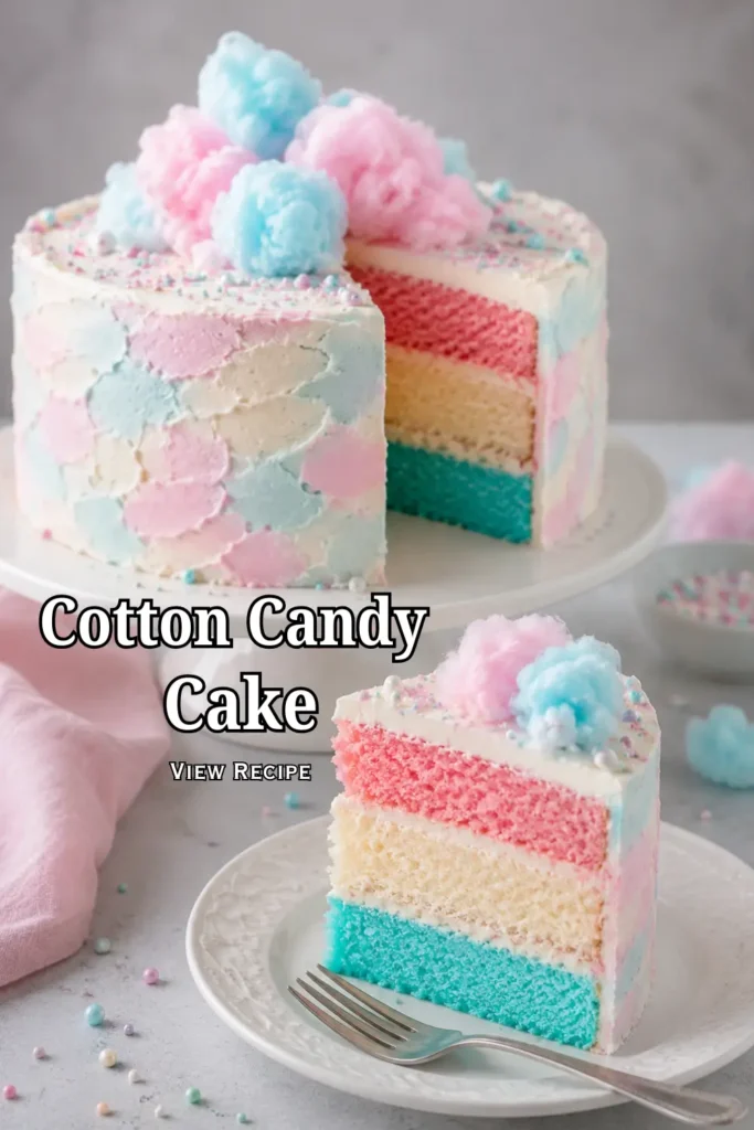 Cotton Candy Cake
