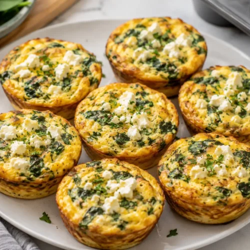 Egg Muffins With Spinach And Feta
