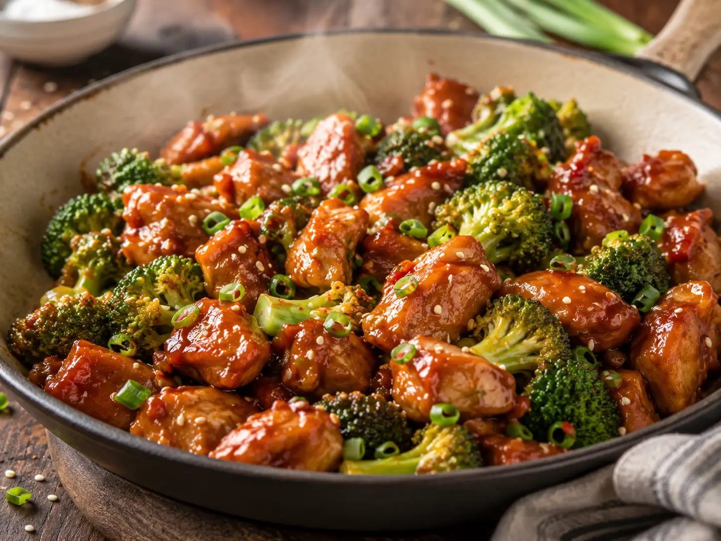 Honey Sriracha Chicken With Broccoli