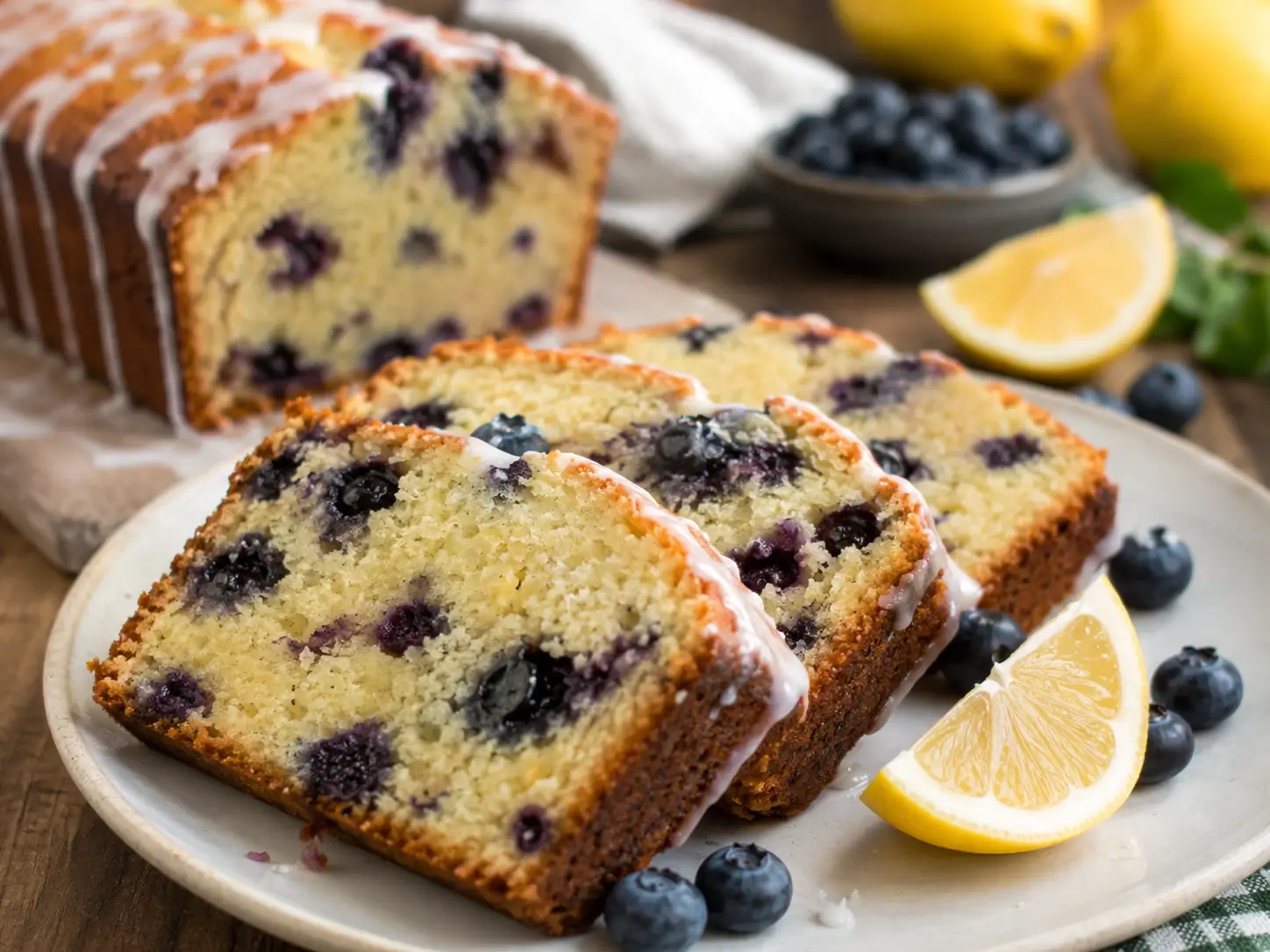 Lemon Blueberry Loaf Cake