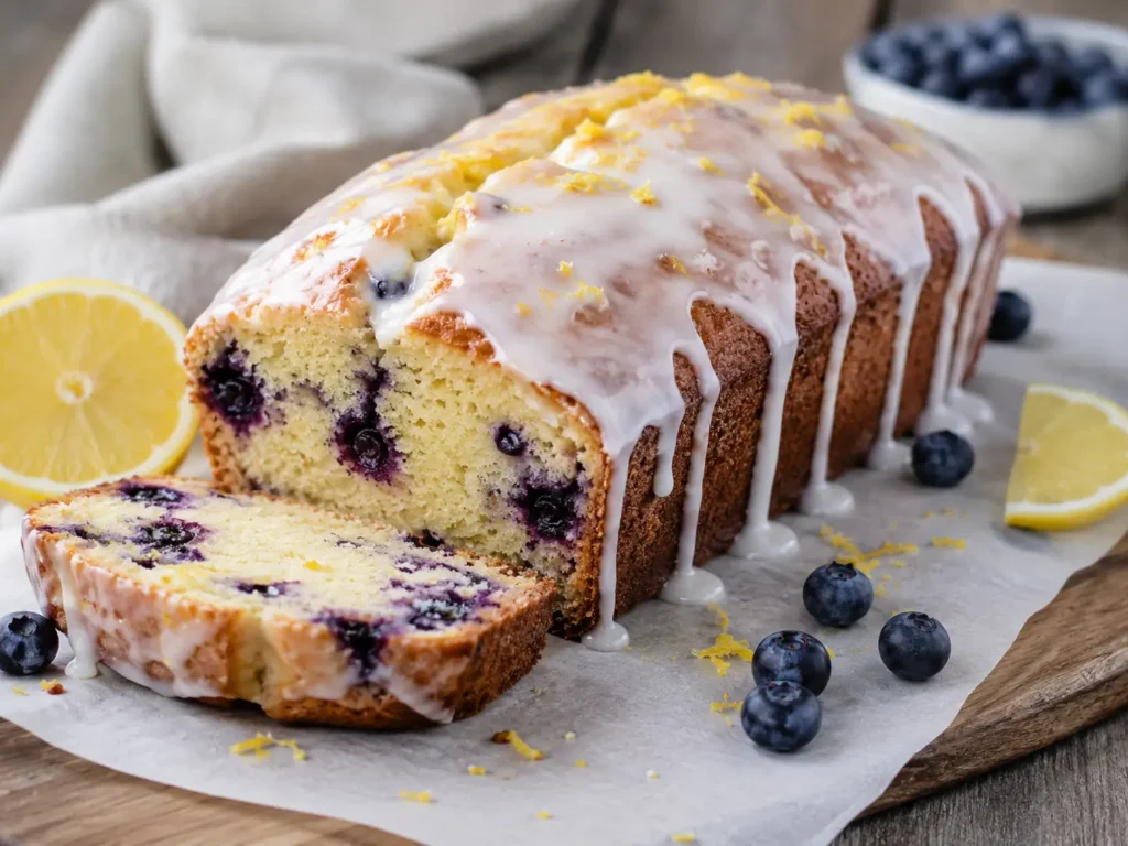 Lemon Blueberry Loaf Cake