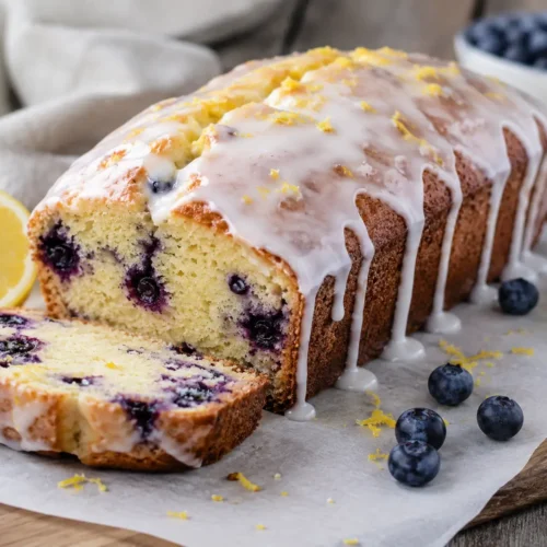Lemon Blueberry Loaf Cake