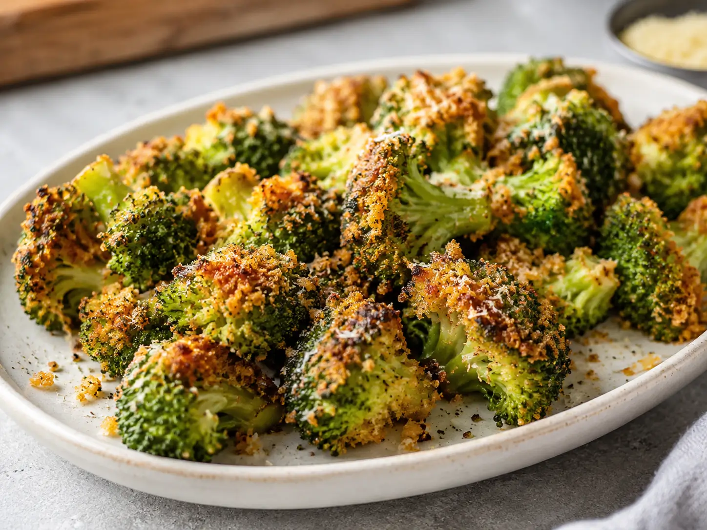 Parmesan Crusted Broccoli