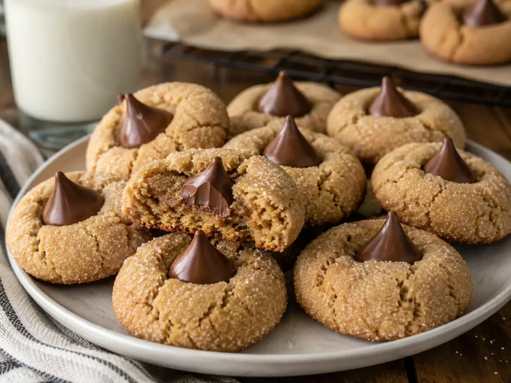 Peanut Butter Blossom Cookies