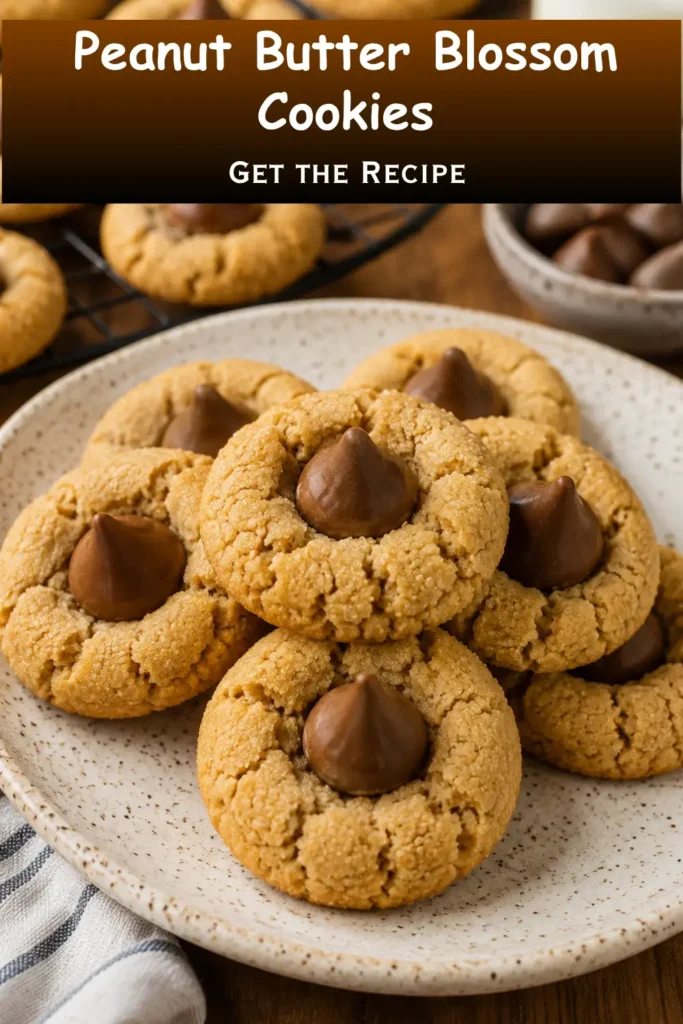 Peanut Butter Blossom Cookies