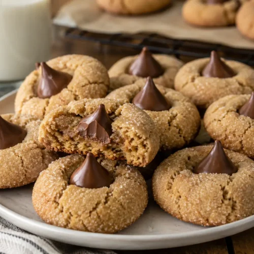 Peanut Butter Blossom Cookies