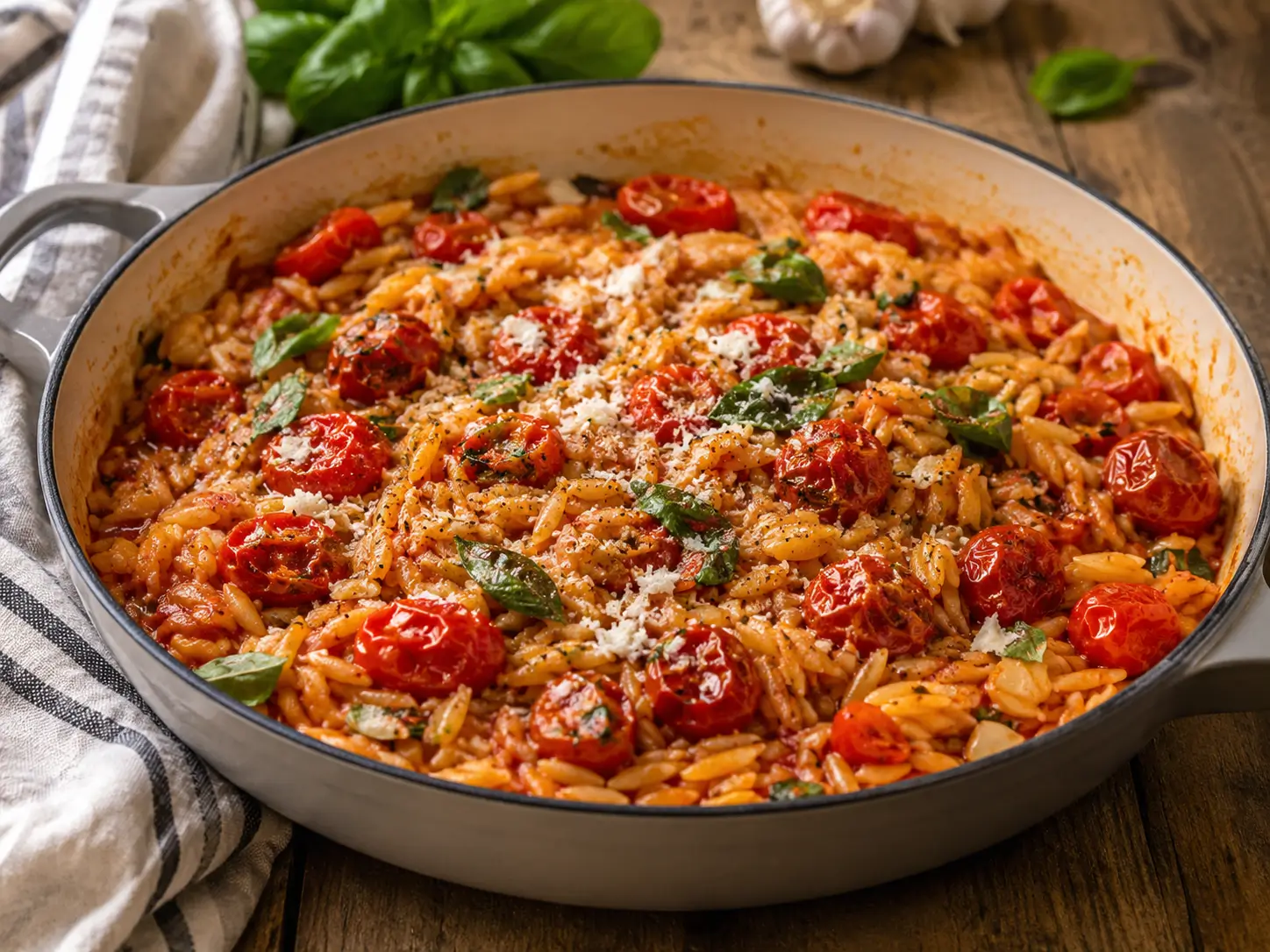 Roasted Tomato Orzo