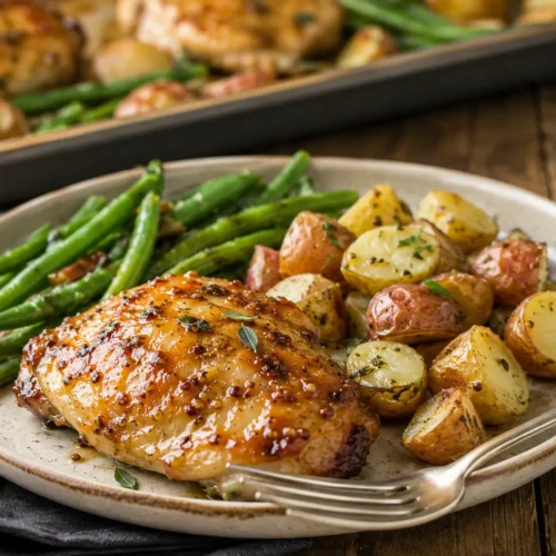 Sheet Pan Honey Mustard Chicken