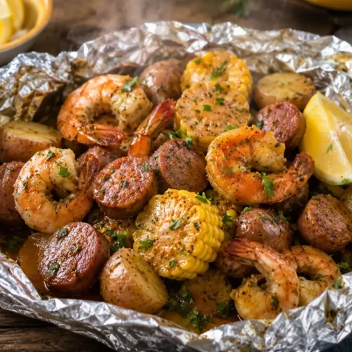 Shrimp Boil Foil Packets