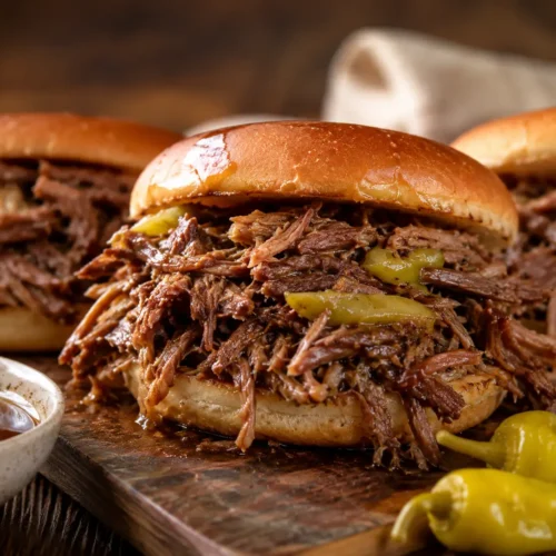 Slow Cooker Mississippi Pot Roast Sandwiches