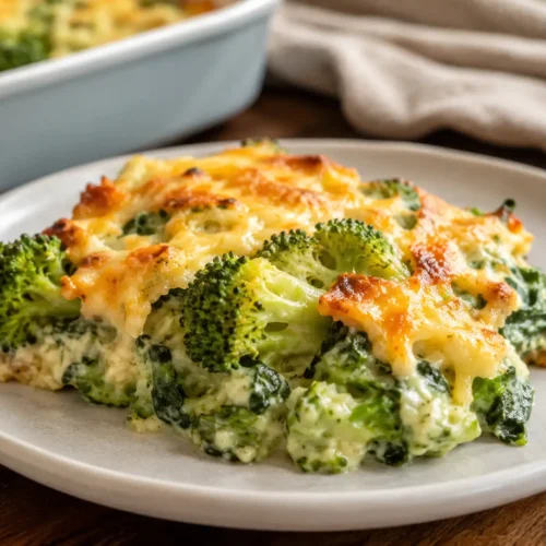 Spinach Broccoli Cheese Casserole