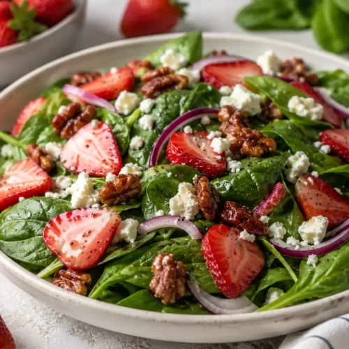Strawberry Spinach Salad
