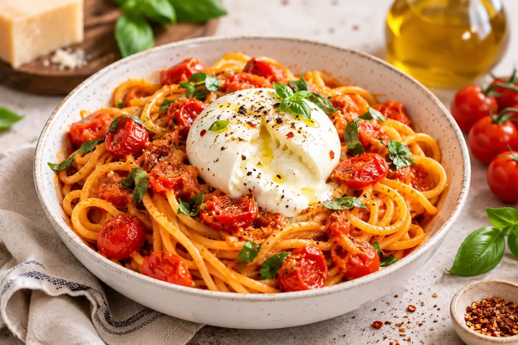 Tomato Burrata Pasta