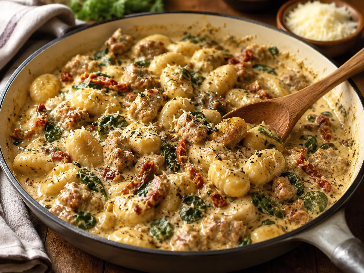 Tuscan Sausage Gnocchi