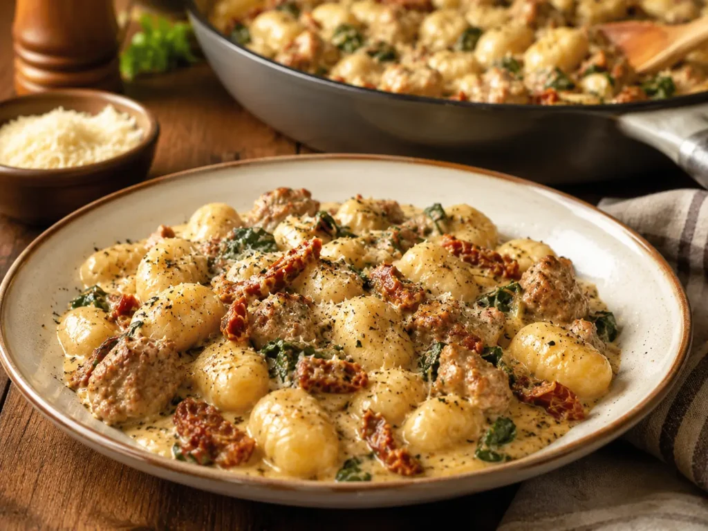 Tuscan Sausage Gnocchi