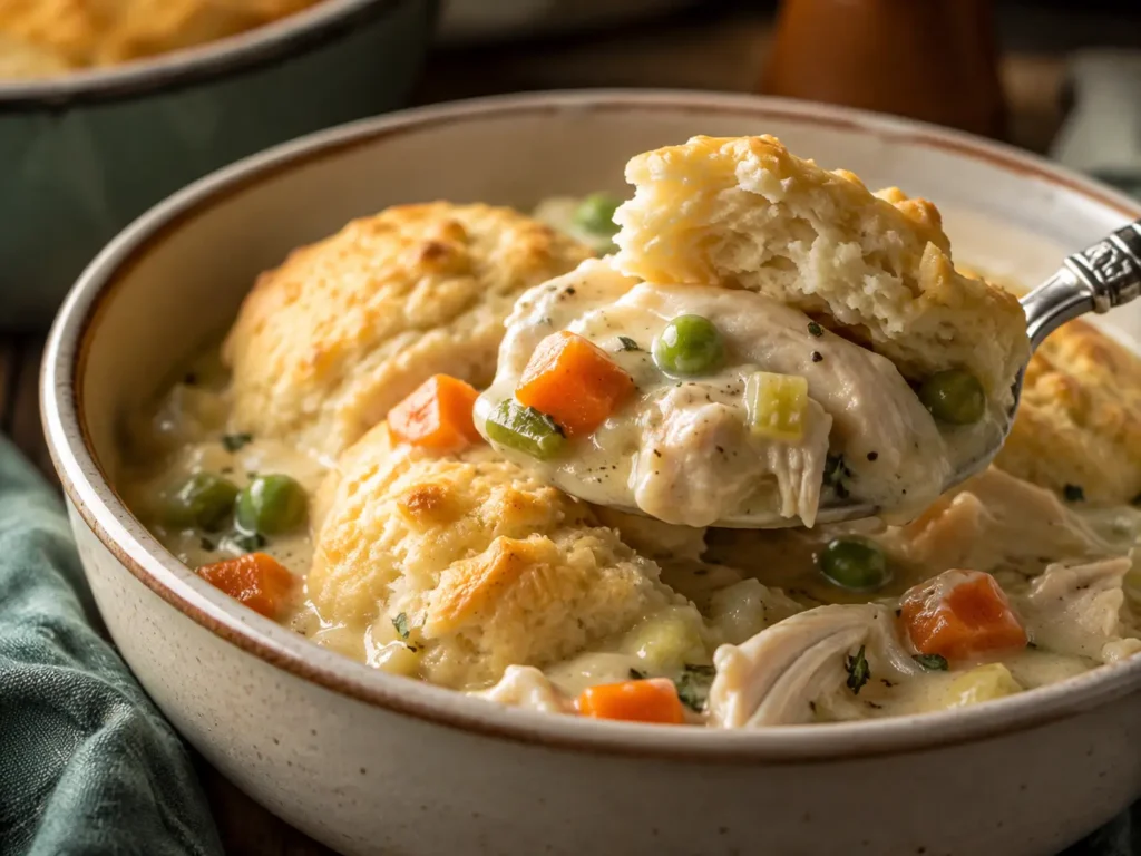 Chicken And Dumplings With Biscuits