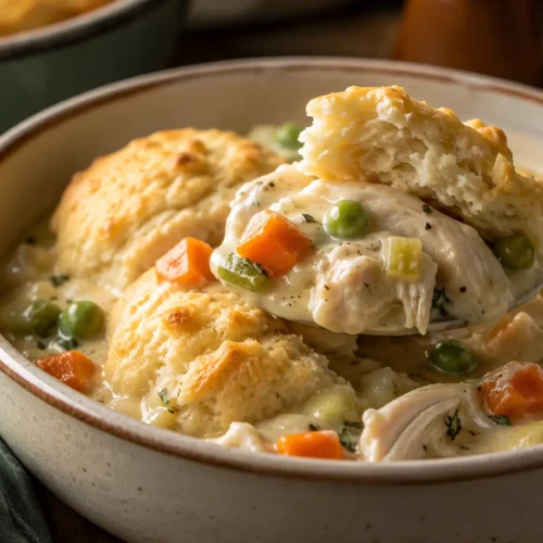 Chicken And Dumplings With Biscuits