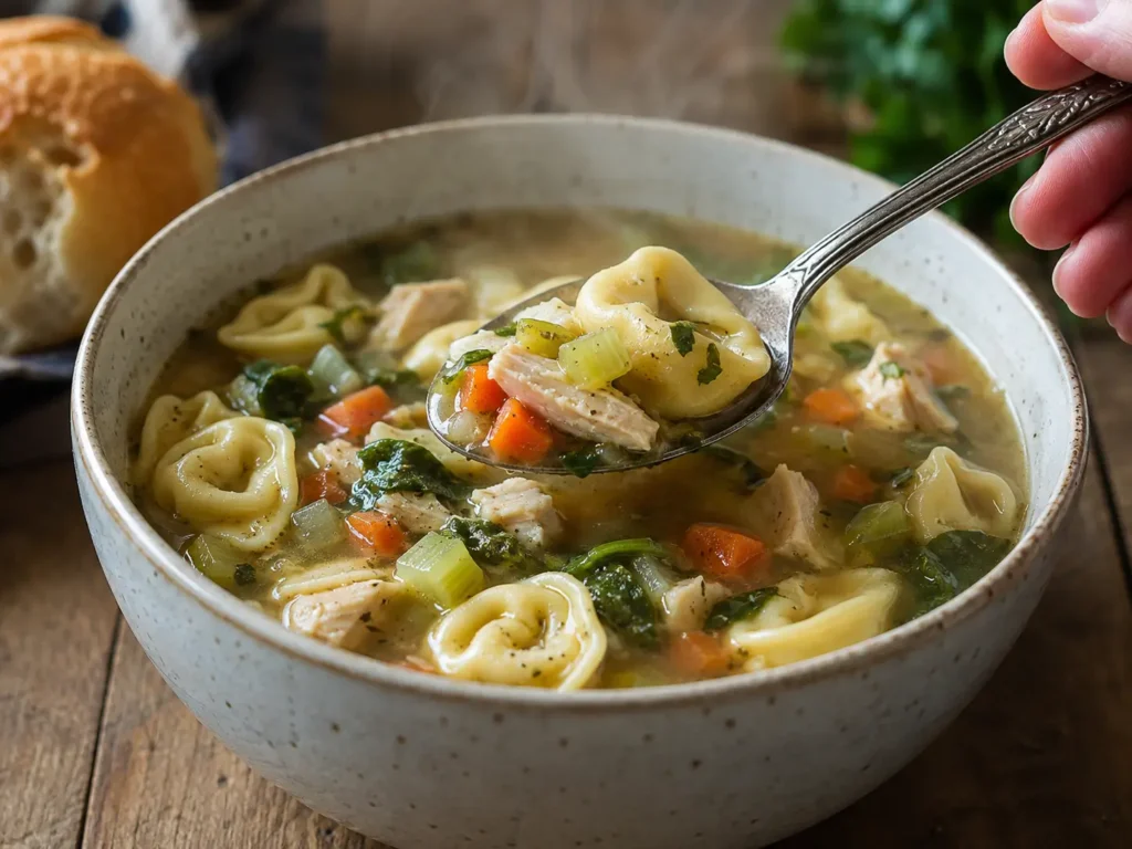 Chicken Tortellini Soup